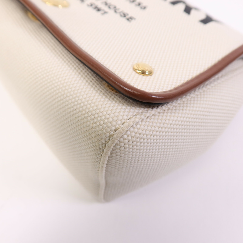 BURBERRY 帆布Horseferry金扣肩背袋-5