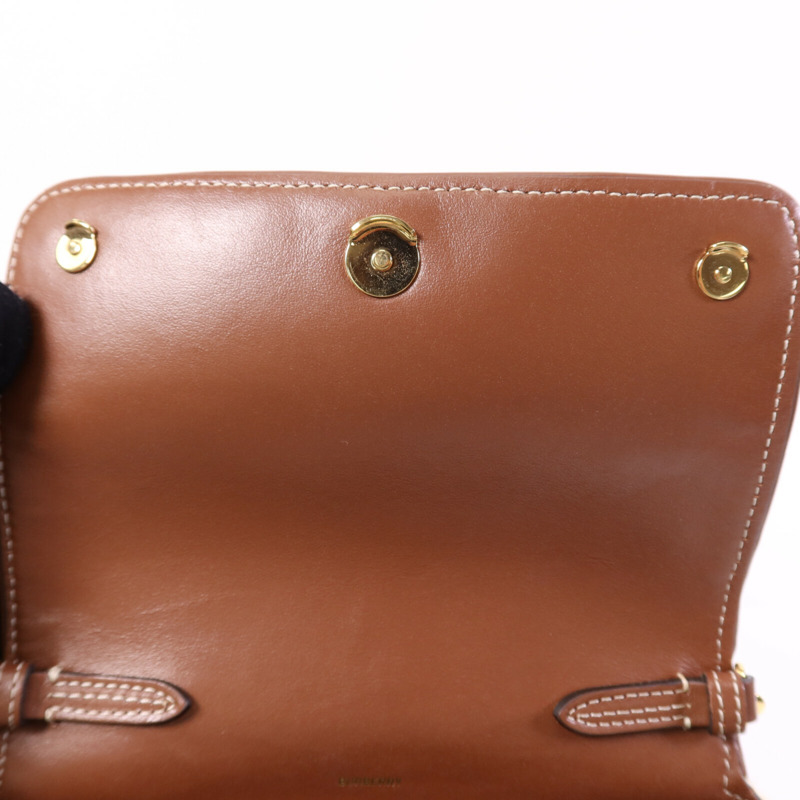 BURBERRY 帆布Horseferry金扣肩背袋-12