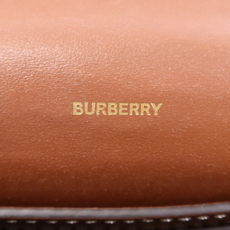BURBERRY 帆布Horseferry金扣肩背袋-14