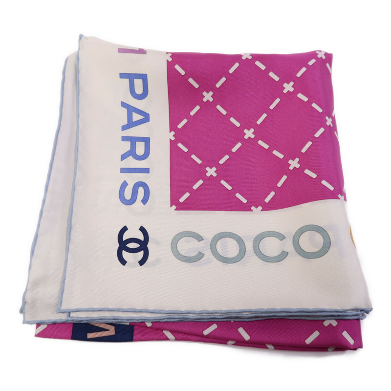 CHANEL 絲質Scarf 90x90絲巾-2