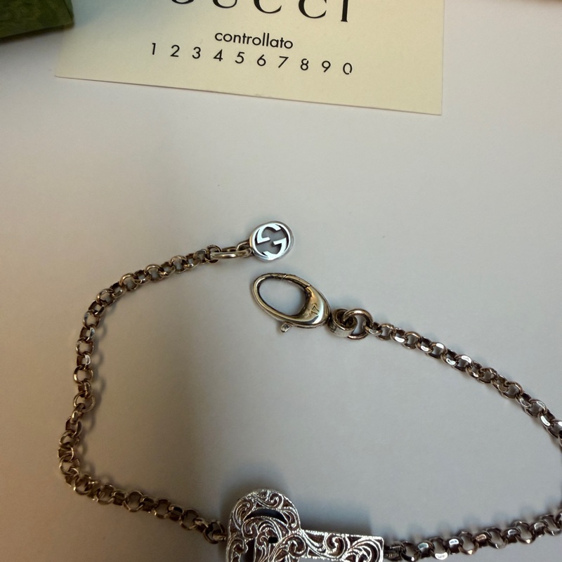 Gucci Key 雕花手鏈-7
