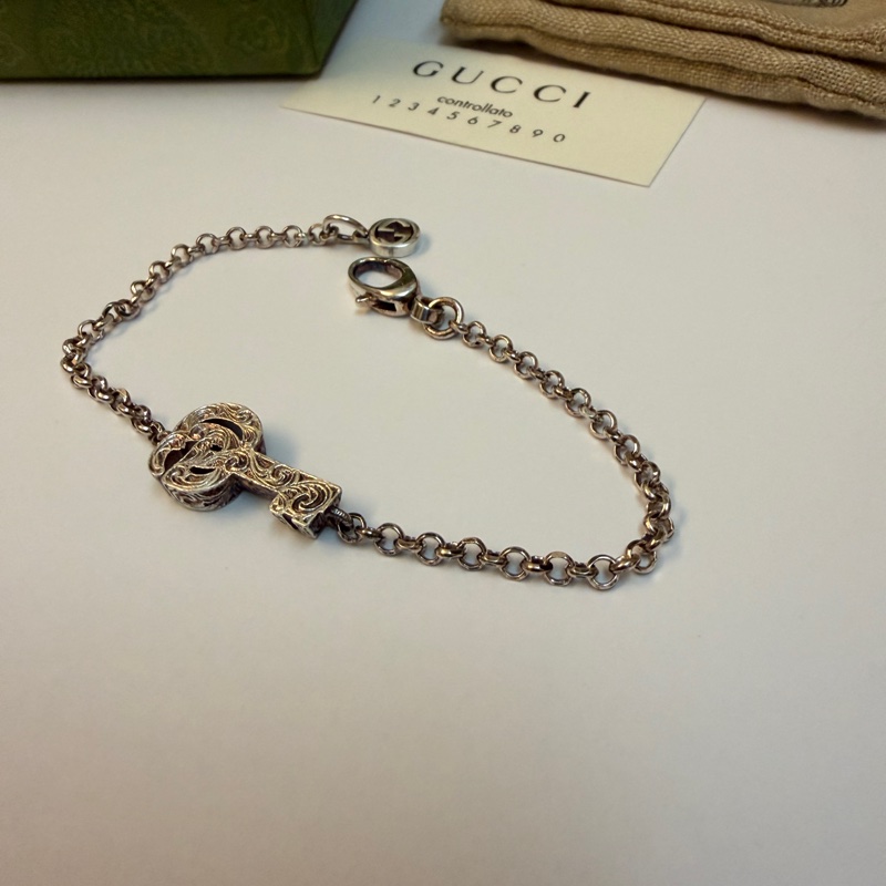 Gucci Key 雕花手鏈-8