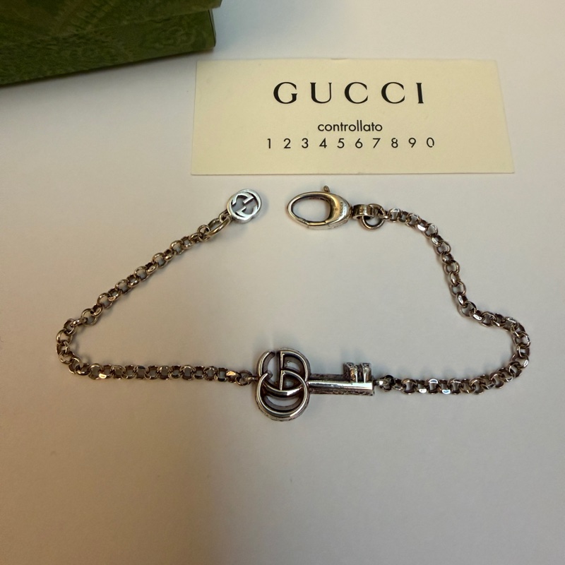 Gucci Key 雕花手鏈-11