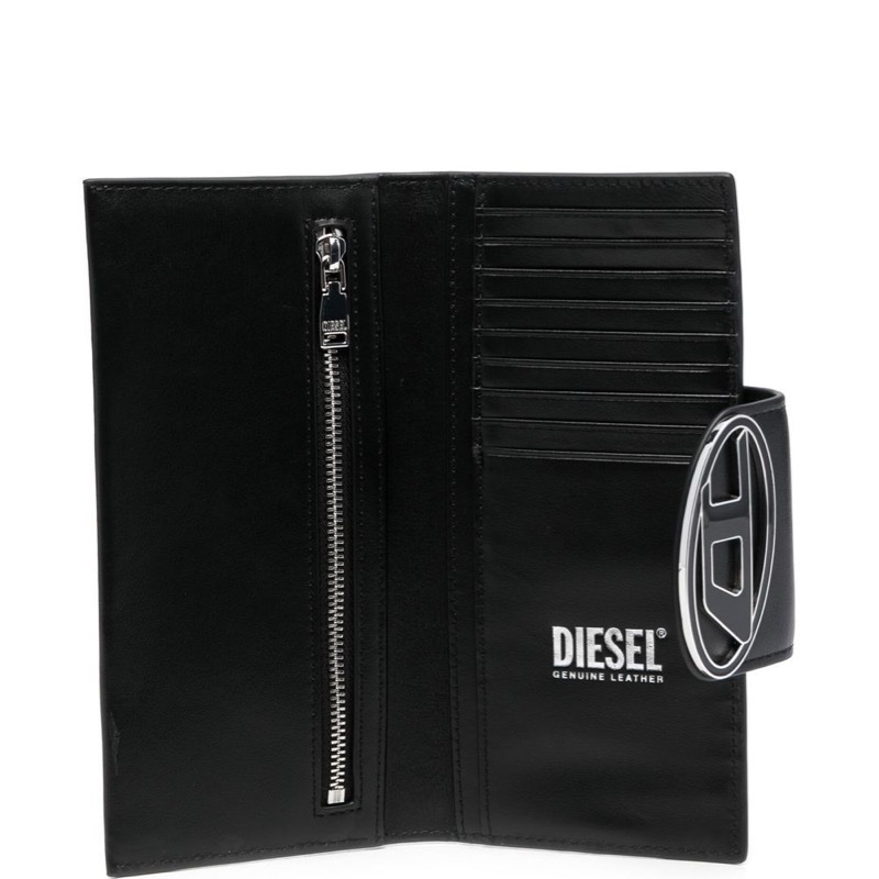 Diesel 男士/中性長款黑色皮夾-2