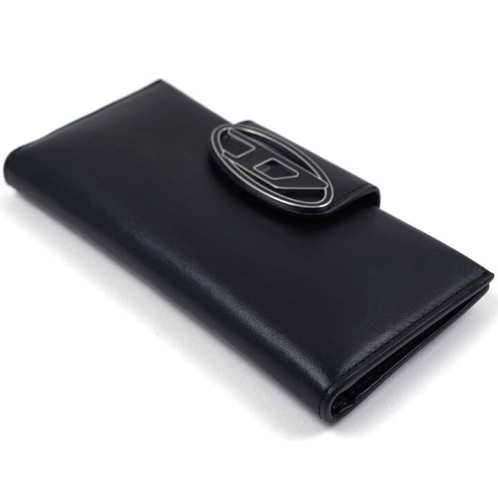 Diesel 男士/中性長款黑色皮夾-5