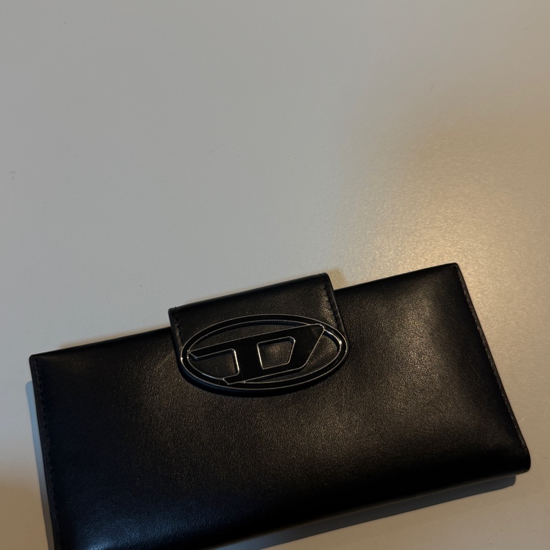 Diesel 男士/中性長款黑色皮夾-8