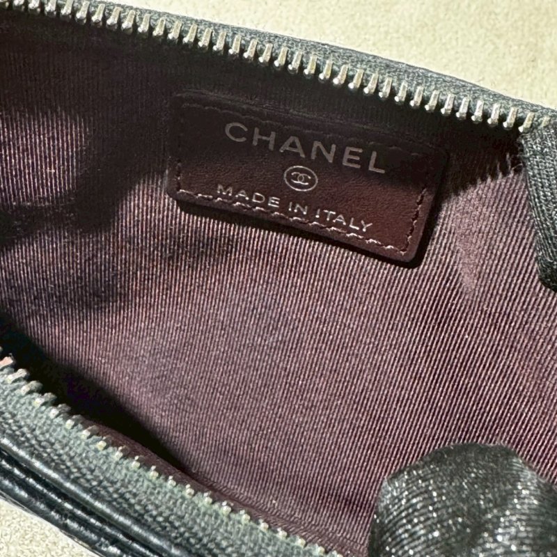 Chanel 荔枝皮扁式長夾-8