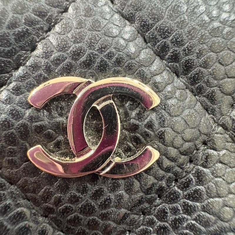 Chanel 荔枝皮扁式長夾-13