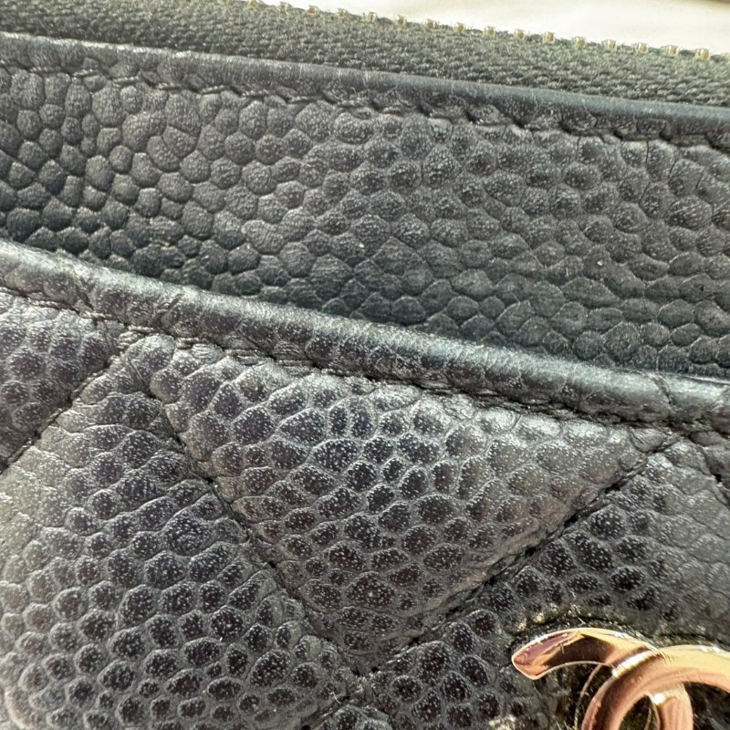 Chanel 荔枝皮扁式長夾-14