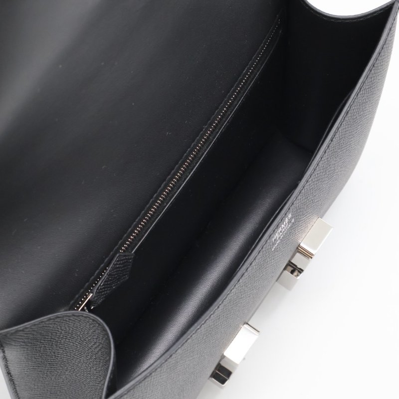 HERMES Constance 24 - 黑銀 K-2
