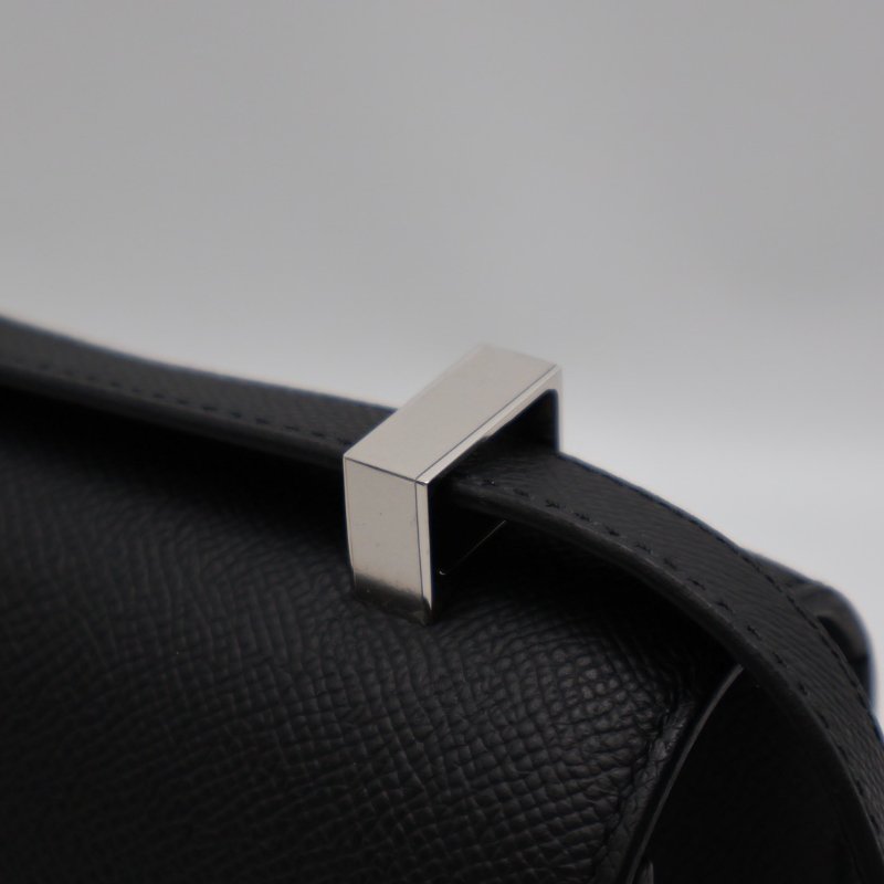 HERMES Constance 24 - 黑銀 K-6