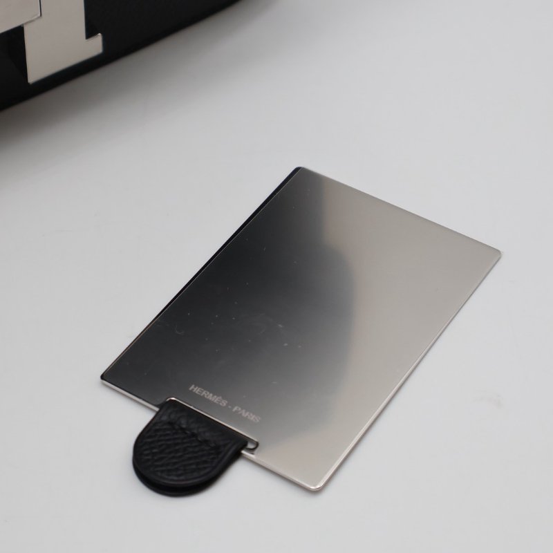 HERMES Constance 24 - 黑銀 K-9