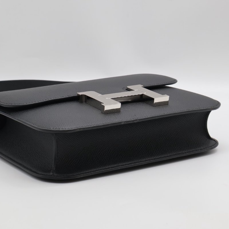 HERMES Constance 24 - 黑銀 K-12