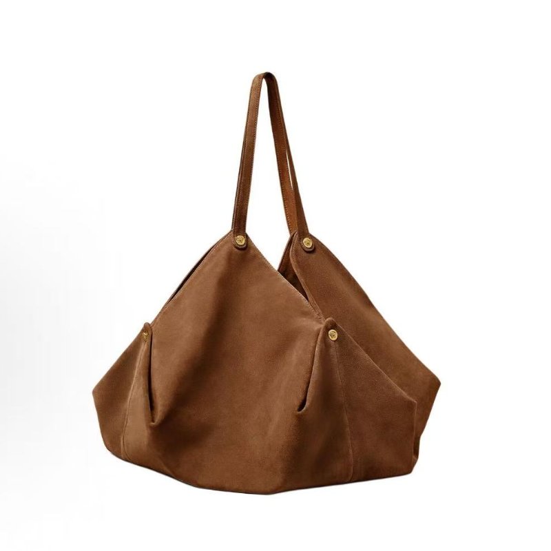 Versace Protea 肩背包大號 棕色 44cm 30cm 30cm 全新配件塵袋-2