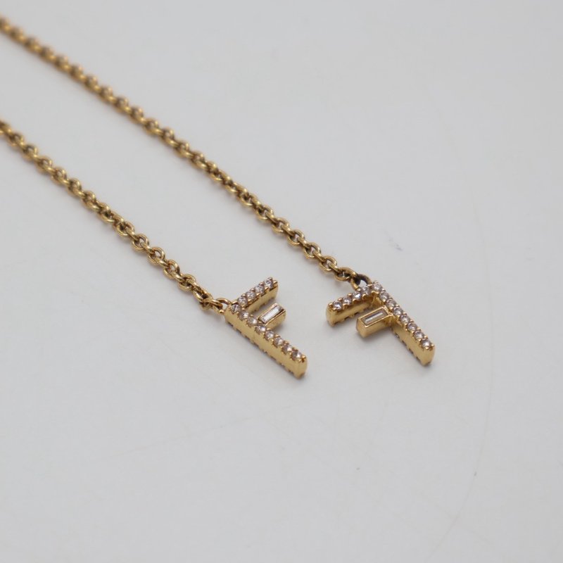 FENDI FF水鑽項鍊-3