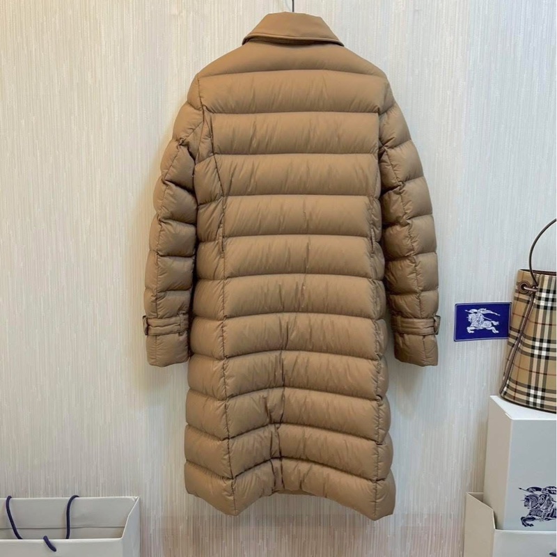 BURBERRY 英國蜜糖色鵝絨大衣S-3