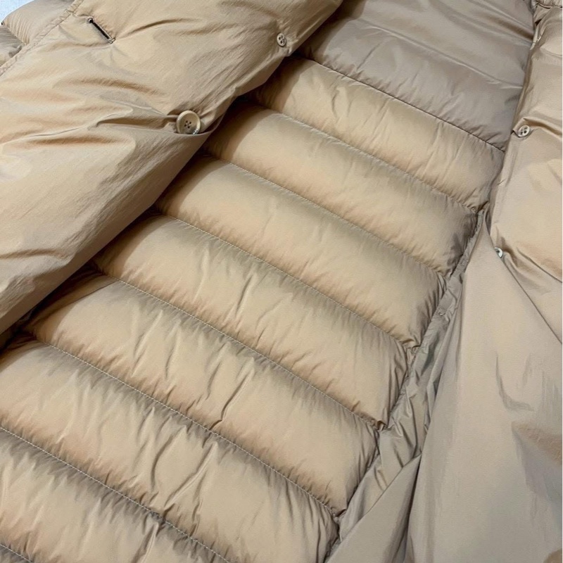 BURBERRY 英國蜜糖色鵝絨大衣S-9