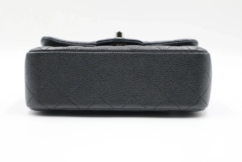 CHANEL 荔枝皮大MINI銀扣-9