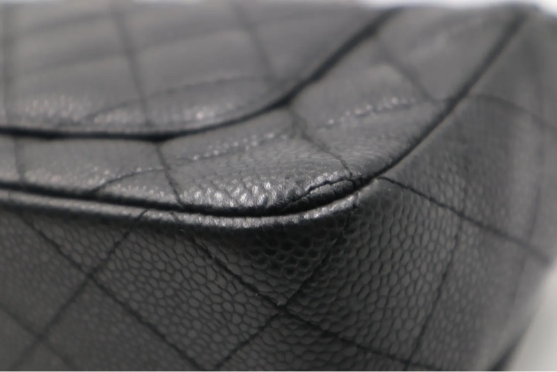 CHANEL 荔枝皮大MINI銀扣-10