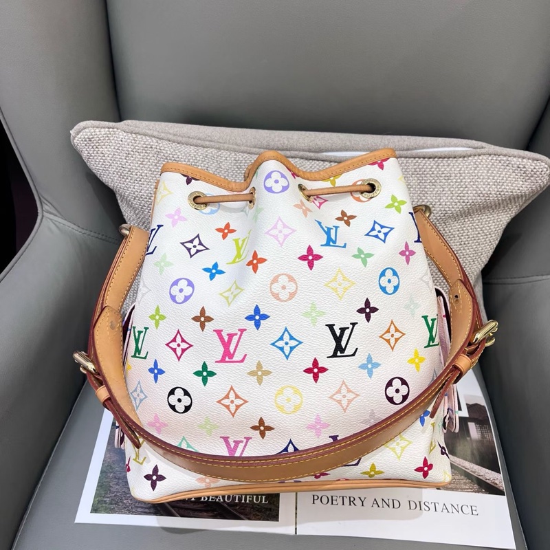 98新LouisVuitton路易威登 白三彩水桶 編碼CA3069-1