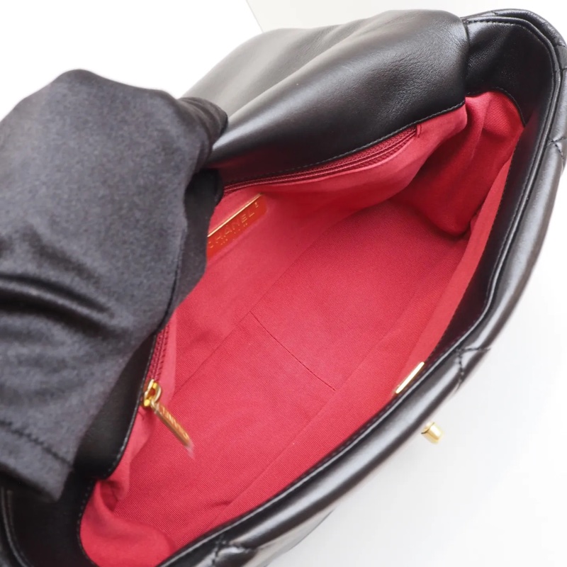 CHANEL 黑金 19 bag中號-19