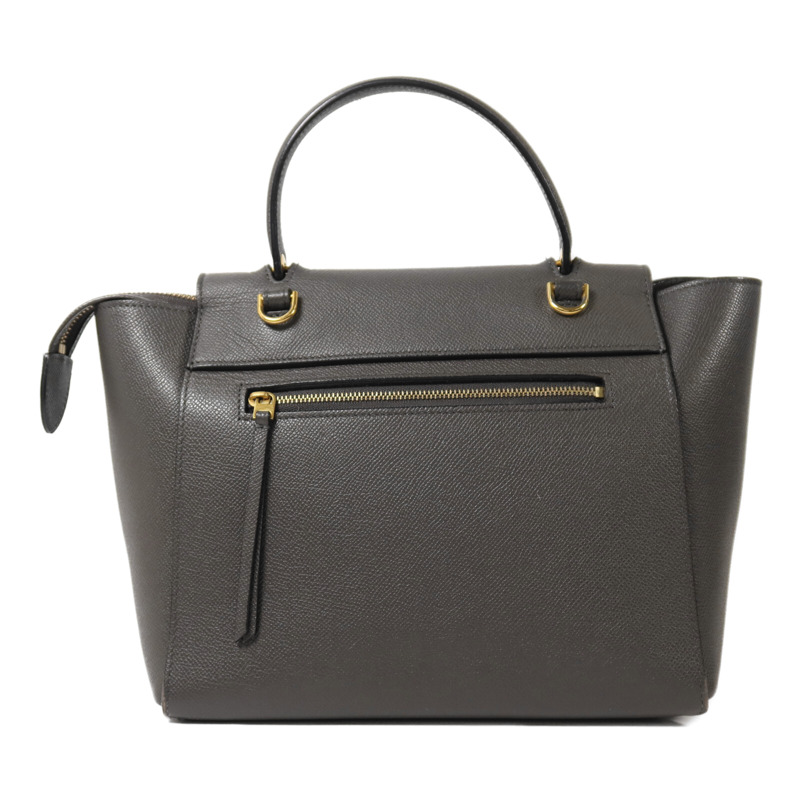 CELINE 牛皮皮革Micro Belt Bag手扣手挽肩背兩用袋-1