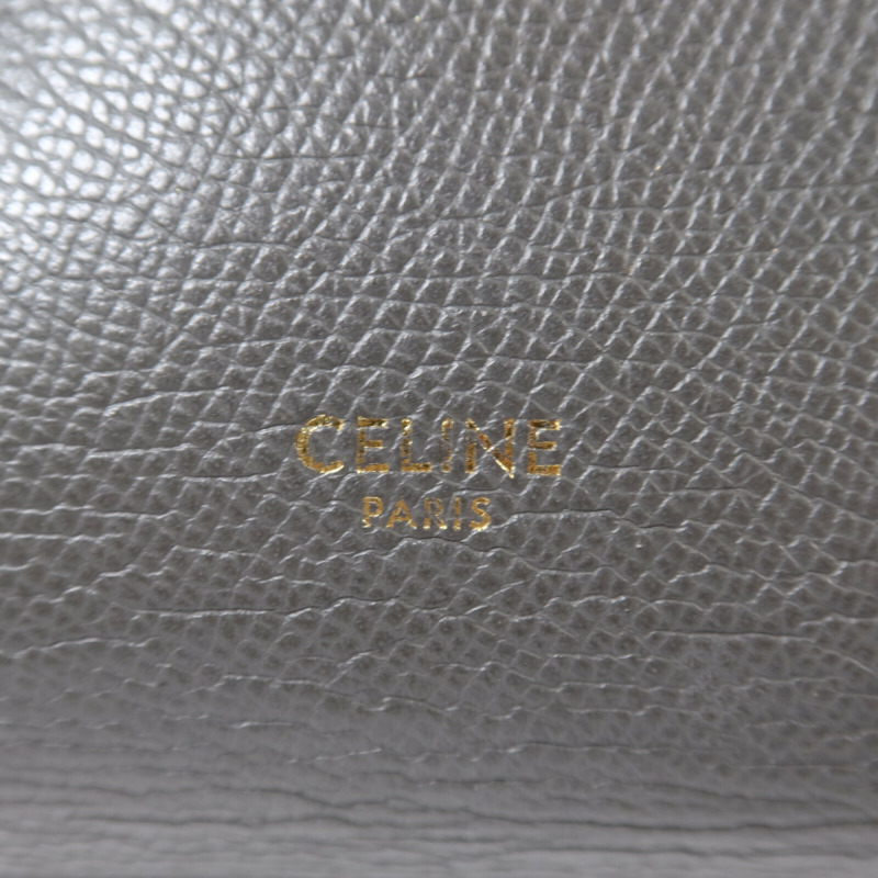 CELINE 牛皮皮革Micro Belt Bag手扣手挽肩背兩用袋-5