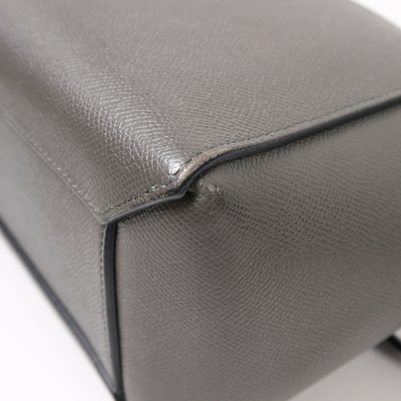 CELINE 牛皮皮革Micro Belt Bag手扣手挽肩背兩用袋-12