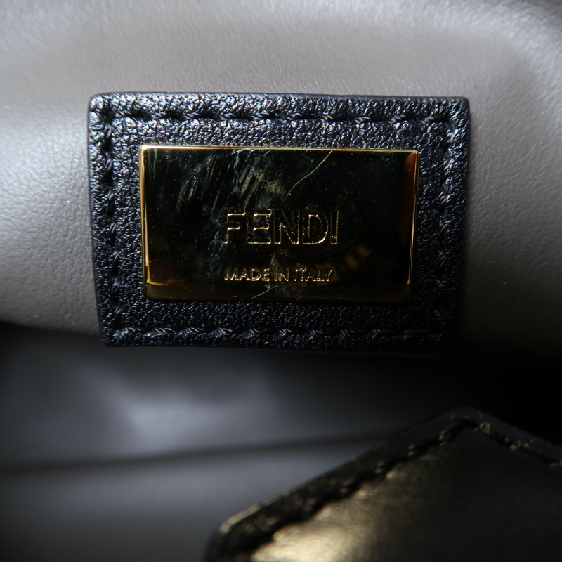 FENDI 牛皮皮革2 Jours金扣手挽肩背兩用袋-5