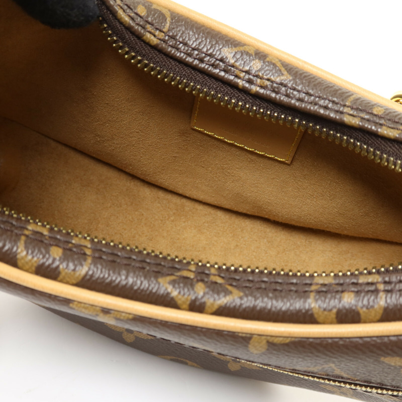 LOUIS VUITTON Monogram Loop金扣肩背袋棕色-4