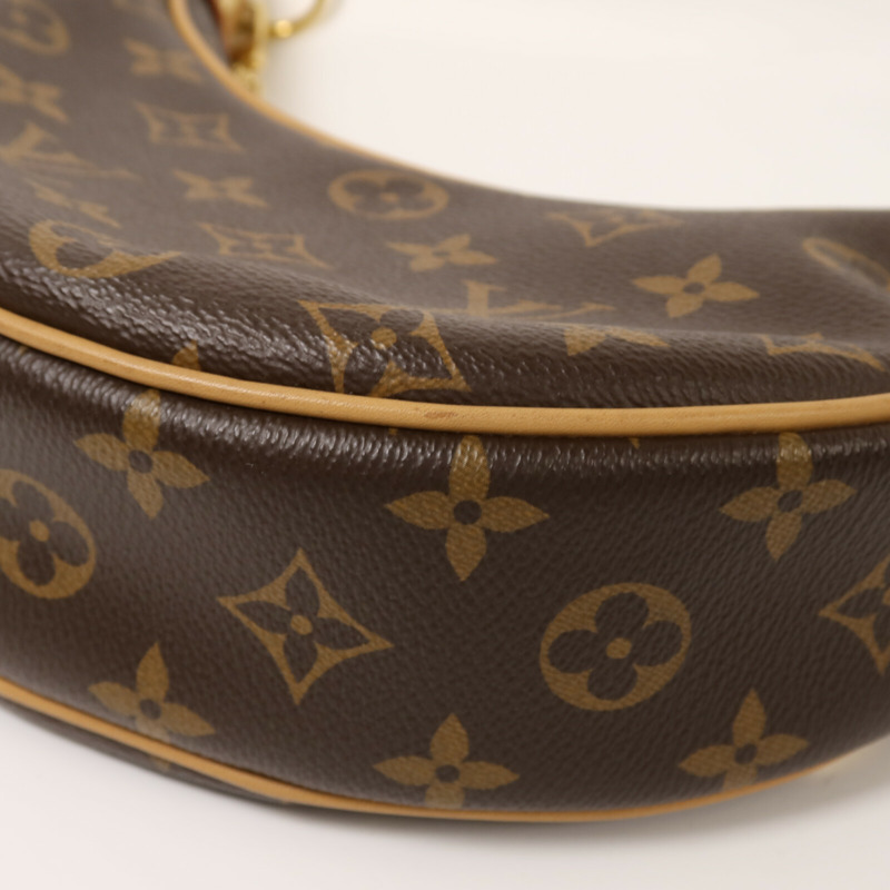LOUIS VUITTON Monogram Loop金扣肩背袋棕色-9