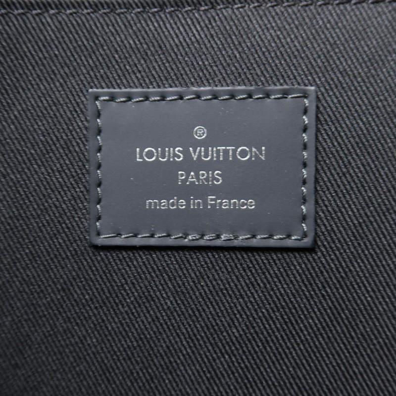 LOUIS VUITTON Damier Graphite Cobalt Camouflage Pochette Jour GM銀扣手拿包-5