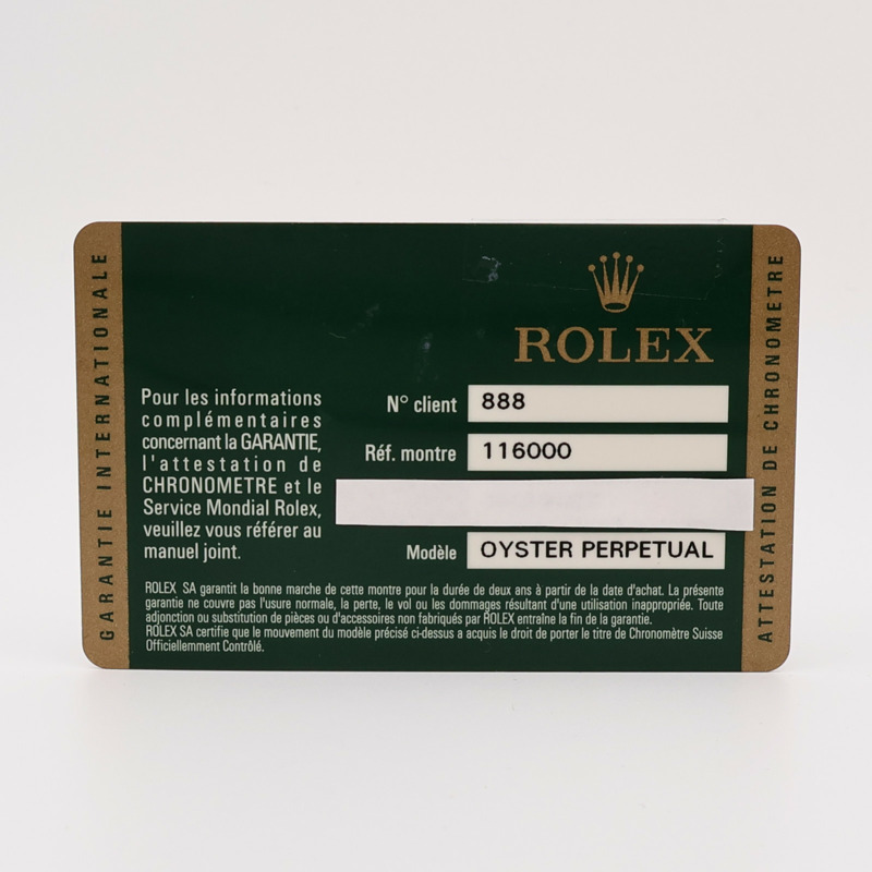 ROLEX Oyster Perpetual 116000-16