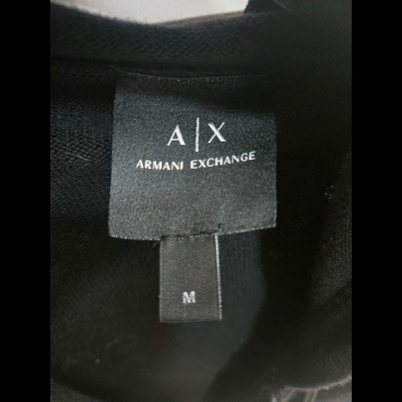 ARMANi 針織長袖連帽外套-7