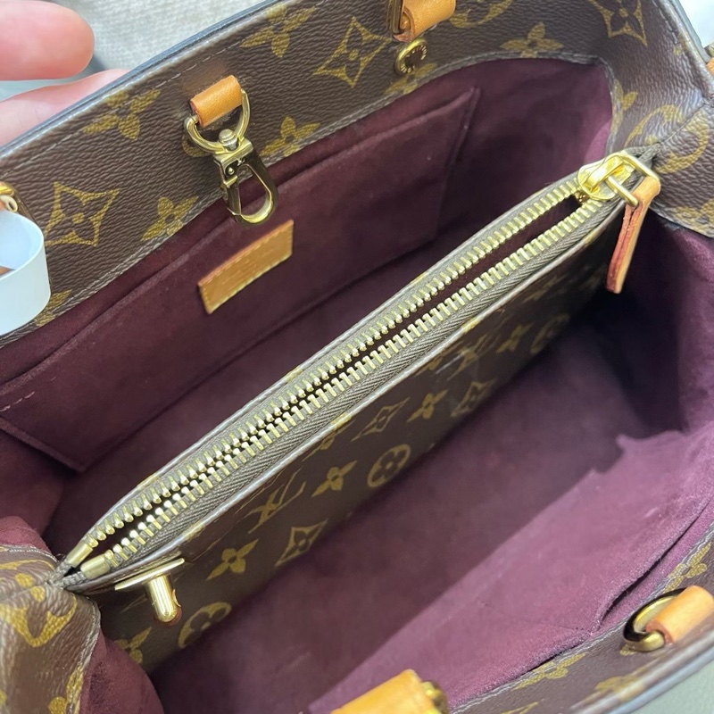 98新LouisVuitton路易威登 老花蒙田bb 編碼GI4188 底長29 有鎖有鑰匙 無附件-8