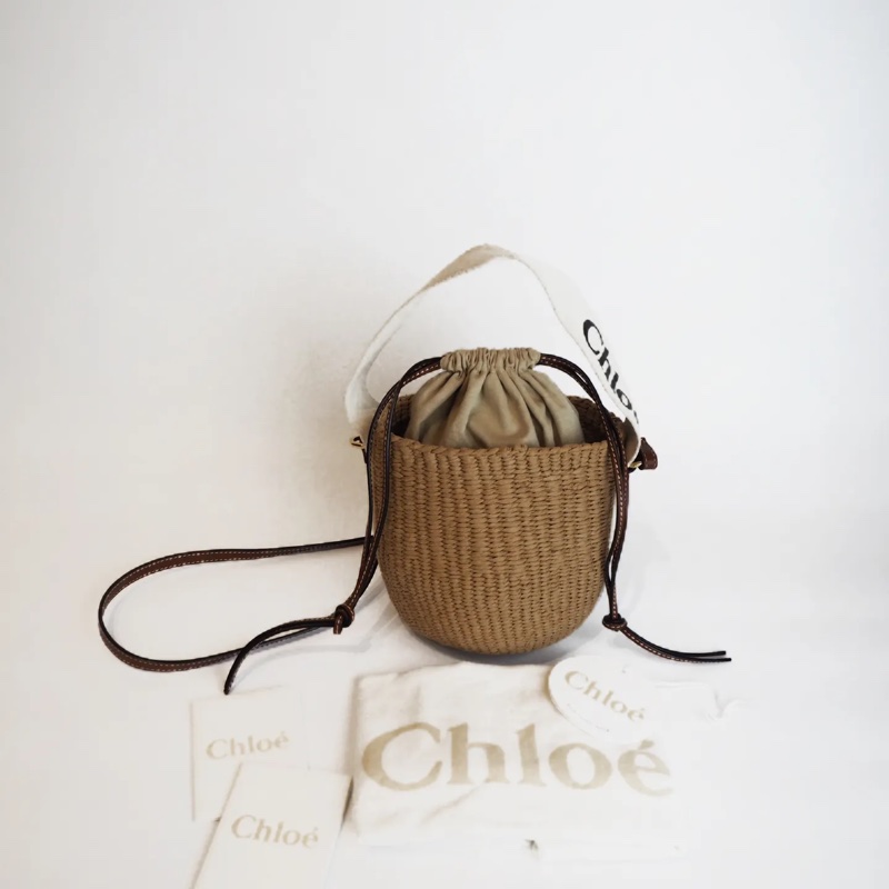 CHLOE woody草編水桶-0