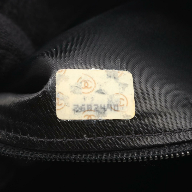 香奈兒 (CHANEL) 菱格紋 Coco Mark 肩背包,羊皮,女士,黑色-4