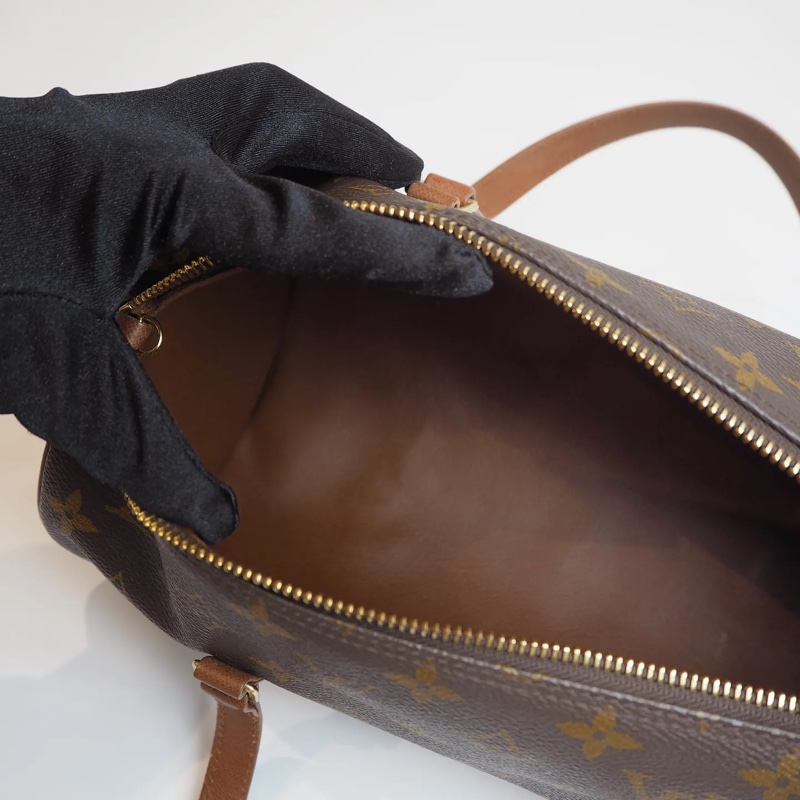 LOUIS VUTTION PALLION紅皮圓筒子母包-4