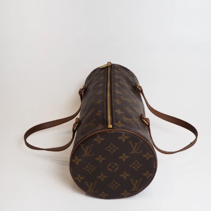 LOUIS VUTTION PALLION紅皮圓筒子母包-8