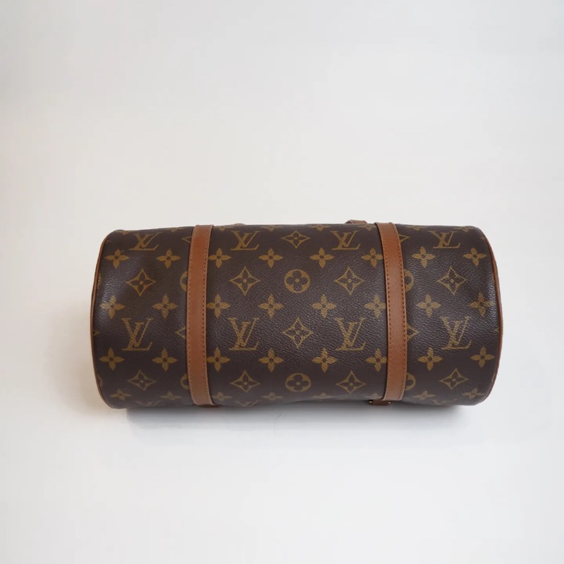 LOUIS VUTTION PALLION紅皮圓筒子母包-11