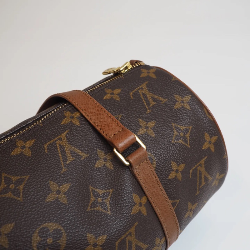 LOUIS VUTTION PALLION紅皮圓筒子母包-13