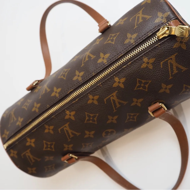 LOUIS VUTTION PALLION紅皮圓筒子母包-15