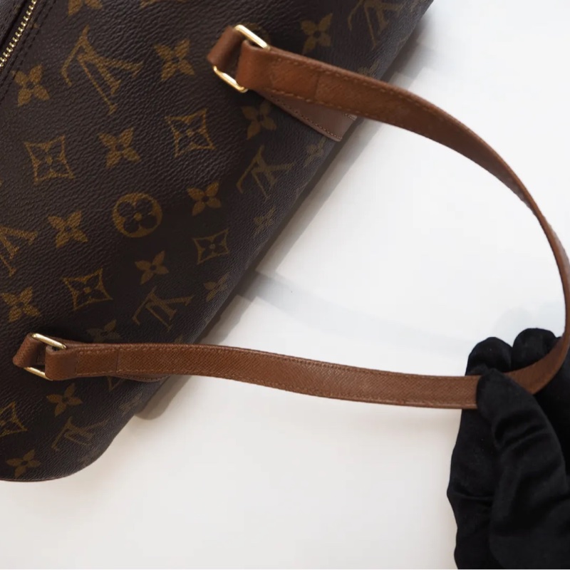 LOUIS VUTTION PALLION紅皮圓筒子母包-18