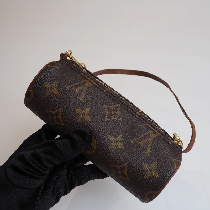 LOUIS VUTTION PALLION紅皮圓筒子母包-19