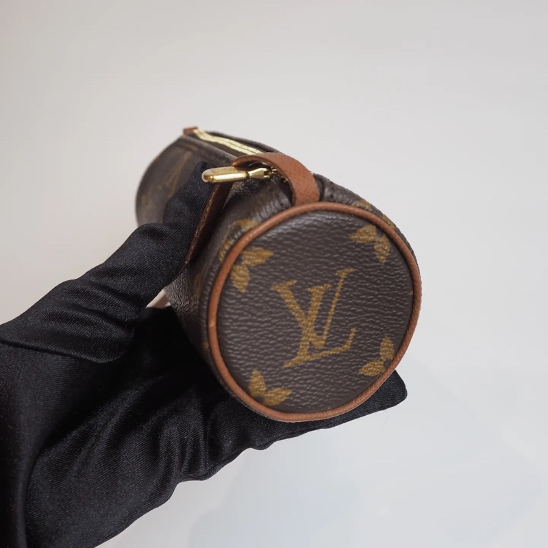 LOUIS VUTTION PALLION紅皮圓筒子母包-21