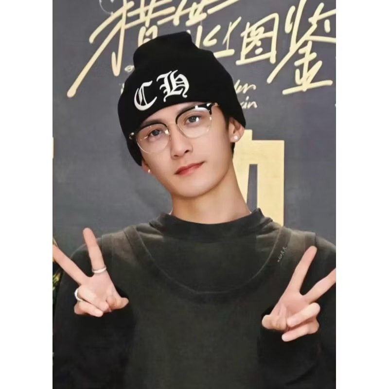 Chrome Hearts克羅心 CH刺繡 字體 毛帽 針織帽-6