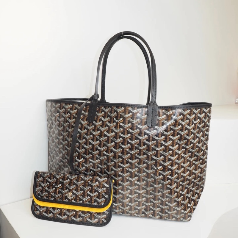 GOYARD PM黑色托特包-6