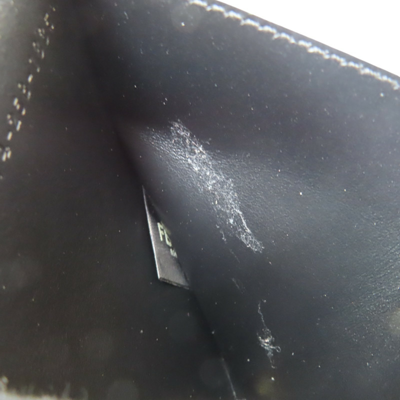 黑色 牛皮 Diamonds 拉鍊短夾【FENDI 芬迪】-12