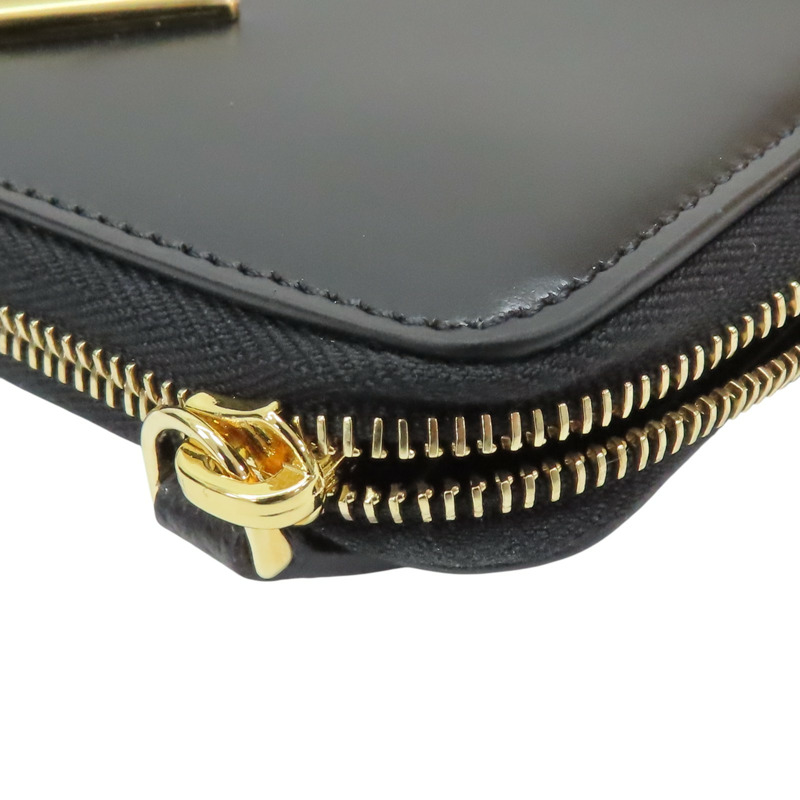 黑色 牛皮 Diamonds 拉鍊短夾【FENDI 芬迪】-15