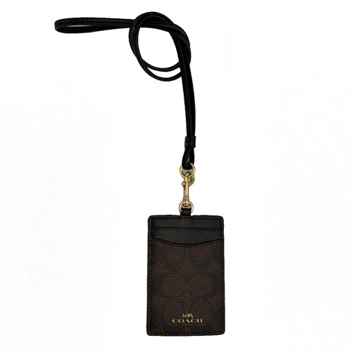 [全新] COACH C LOGO證件識別證保護套(深咖)-3